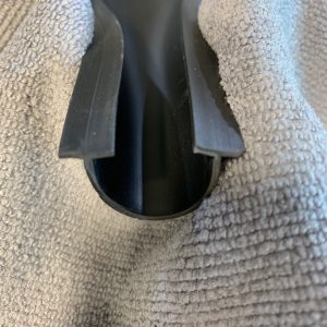 Rubber Cabana Door Weatherstripping 36" piece